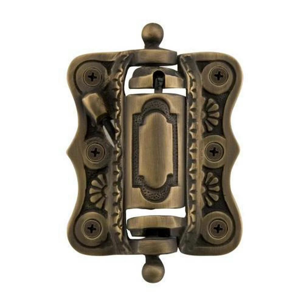 Signature Hardware Victorian 3-3/4 in. Residential Door Hinge in Antique Brass