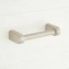 Signature Hardware Imun 7/8 x 6-5/8 in. Brass Cabinet Pull in Black