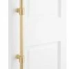 Signature Hardware Brady 8 in. Brass Door Pull in Satin Brass