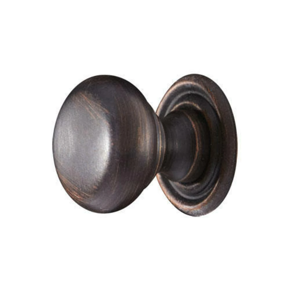 Signature Hardware 3/4 in. Brass Drawer Knob in Oil Rubbed Bronze