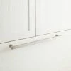 Signature Hardware Colville 13-7/8 in. Rectangular Appliance Pull in Brushed Nickel