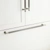Signature Hardware Evinger 26 in. Rectangular Knurled Appliance Pull in Antique Nickel