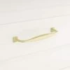 Signature Hardware Dowling 4-7/8 in. Brass Cabinet Pull in Matte Black