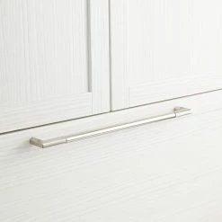 Signature Hardware Lunata 24-5/8 in. Rectangular Appliance Pull in Brushed Nickel