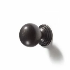 Signature Hardware Gothic 10 in. Cast Iron Twisted Pull in Matte Black Powder Coat