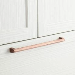 Signature Hardware Rindahl 18-3/8 in. V-shaped Appliance Pull in Antique Copper