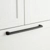 Signature Hardware Rindahl 18-3/8 in. V-shaped Appliance Pull in Matte Black