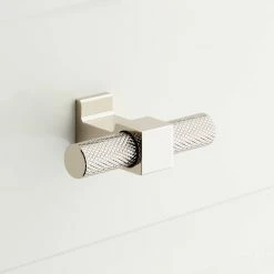 Signature Hardware Industrial 2-3/8 in. Cabinet Knob in Polished Nickel