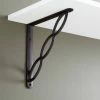 Signature Hardware Cassell 10 in. Solid Bronze Shelf Bracket in Bronze Patina