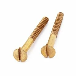 Signature Hardware Decorative 2 in. Brass Screws in Polished Brass