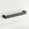 Signature Hardware Grohl 24-3/8 in. Rectangular Appliance Pull in Matte Black