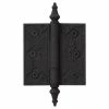 Signature Hardware Helios 6 in. Residential Door Hinge in Black Powder Coat