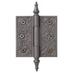 Signature Hardware Helios 6 in. Residential Door Hinge in Antique Iron