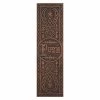 Signature Hardware Traditional 3 in. Brass Push Plate in Oil Rubbed Bronze