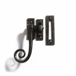Signature Hardware 2-3/4 in. Cast Iron Window Latch in Matte Black Powder Coat