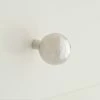 Signature Hardware Kersey Hammered Knob in Polished Nickel